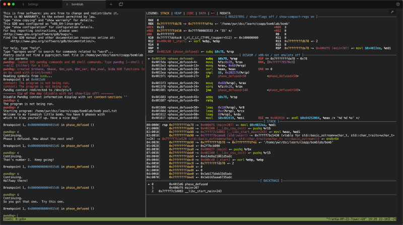 Featured image of post pwndbg 教程与自定义配置